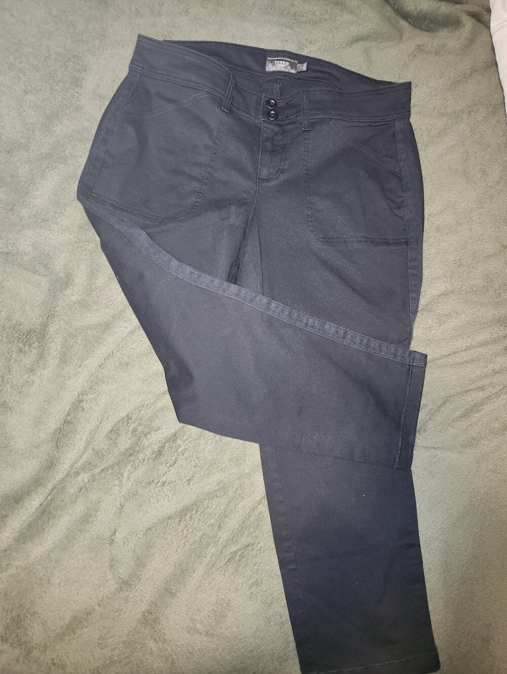 Torrid Black Straight Leg Pants NWOT